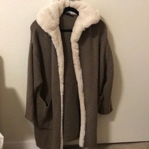 Hooded cardigan